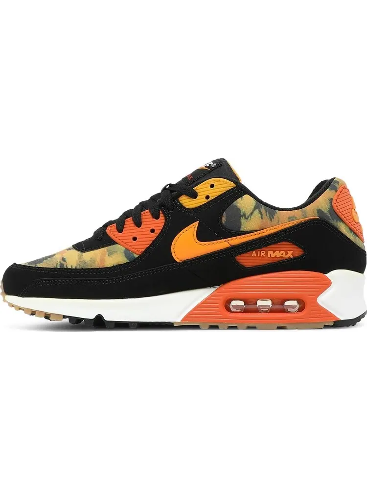 Кроссовки Nike Air Max 90 — изображение 3 из 8, черный оранжевый