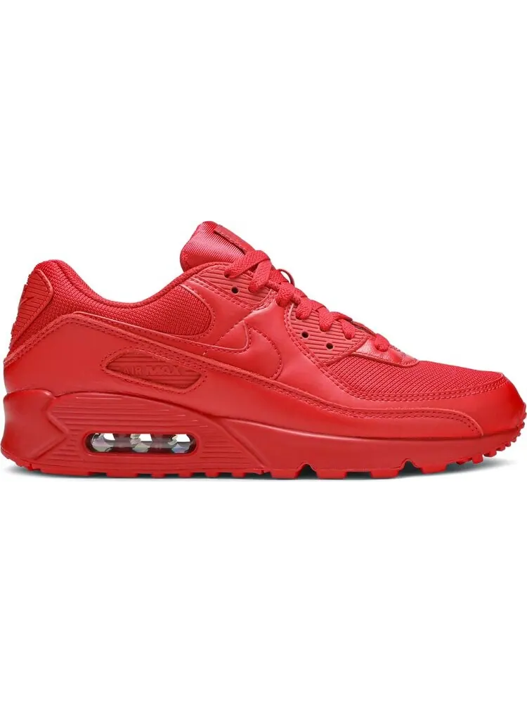 Кроссовки Nike Air Max 90 'Triple Red' — изображение 1 из 8, красный
