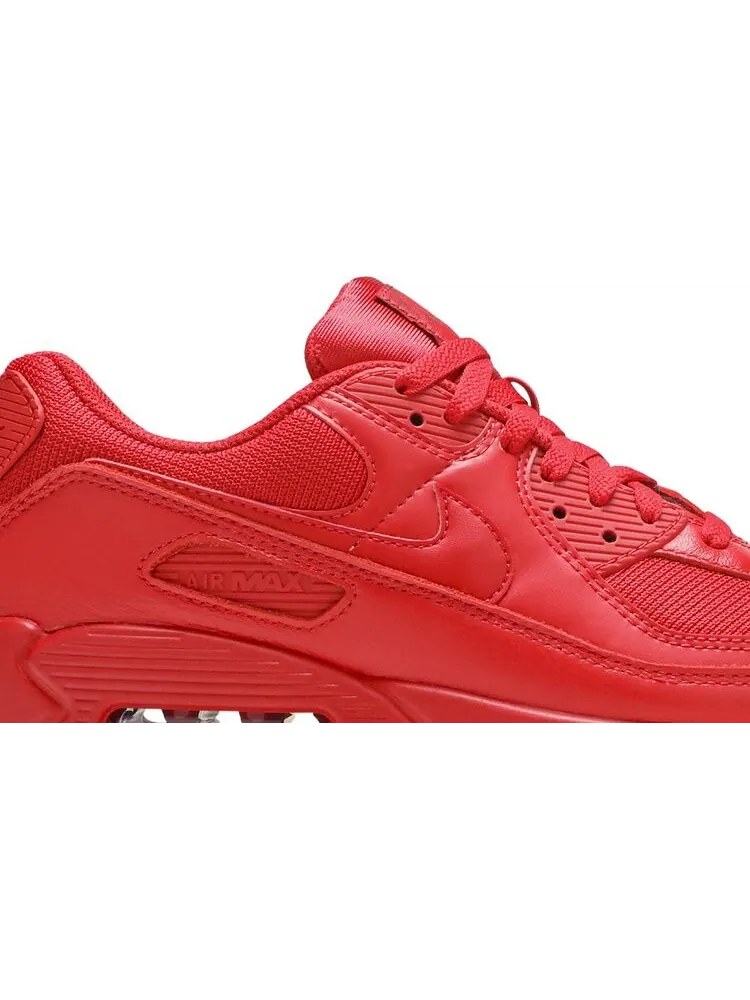 Кроссовки Nike Air Max 90 'Triple Red' — изображение 2 из 8, красный