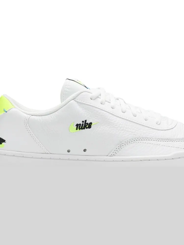 Кроссовки Nike Court Vintage Premium 'White Volt' — изображение 2 из 8, белый