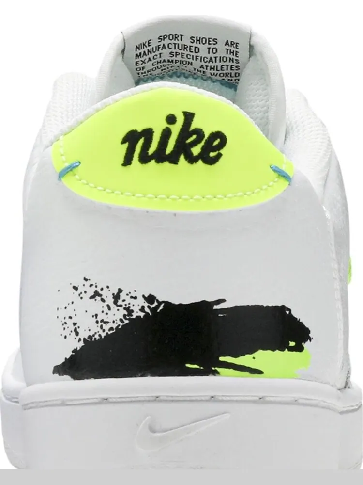 Кроссовки Nike Court Vintage Premium 'White Volt' — изображение 7 из 8, белый