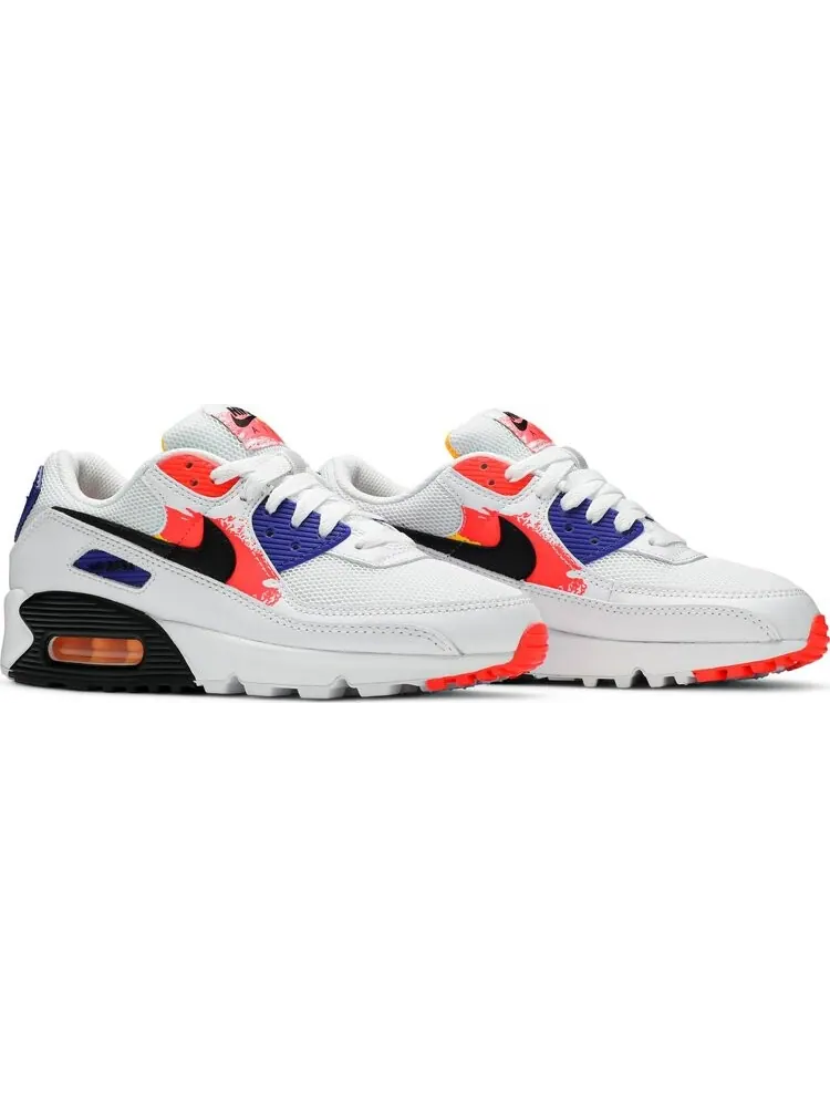 Женские кроссовки Nike Air Max 90 'Brushstroke' — изображение 8 из 8, белый