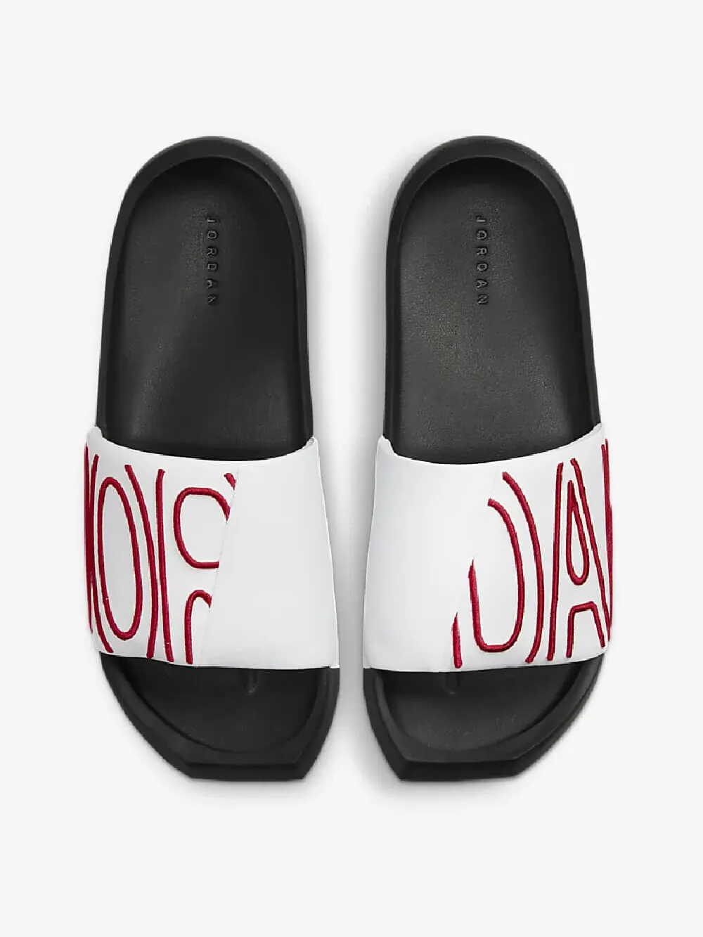 Шлепки Nike Jordan Nola — изображение 2 из 5, черный/белый/красный