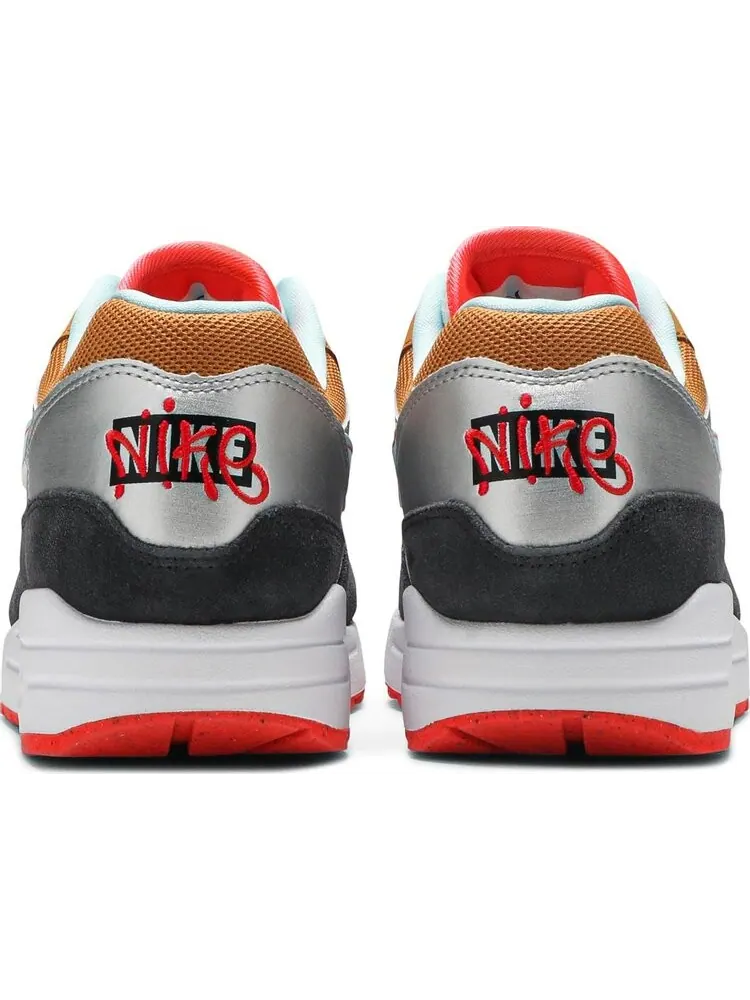Кроссовки Nike Air Max 1 'Graffiti' — изображение 6 из 8, белый
