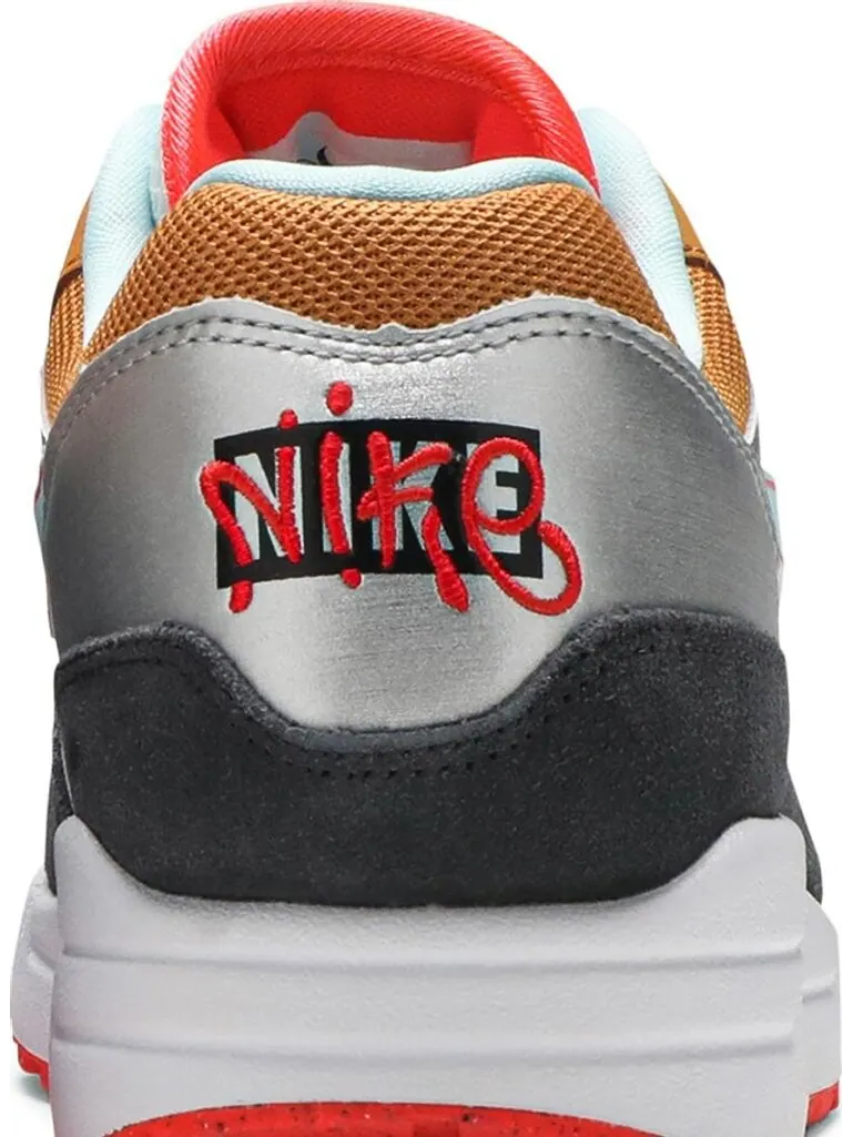 Кроссовки Nike Air Max 1 'Graffiti' — изображение 7 из 8, белый