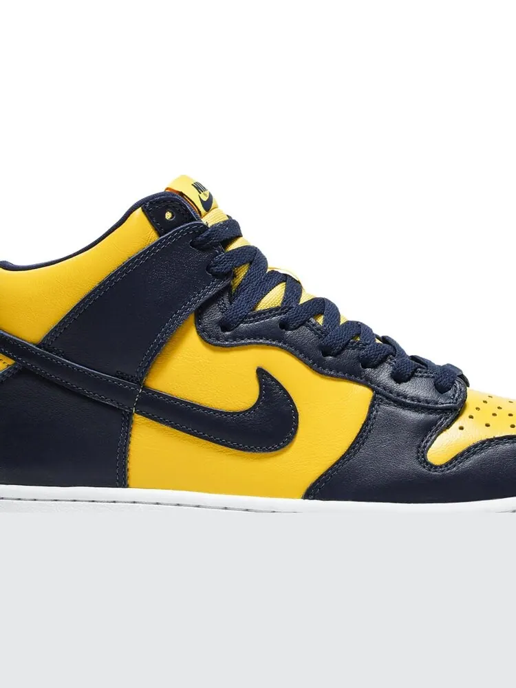 Кроссовки Nike Dunk High SP 'Michigan' 2020 — изображение 2 из 8, синий