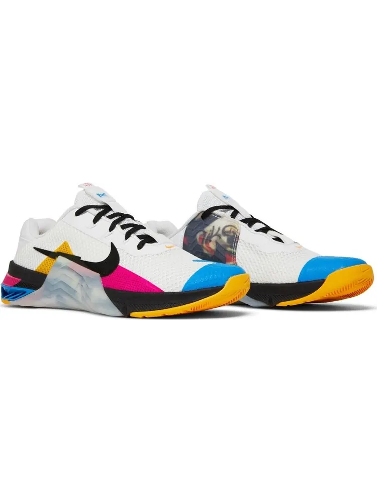 Кроссовки Nike Metcon 7 'White Pink Prime' — изображение 8 из 8, белый