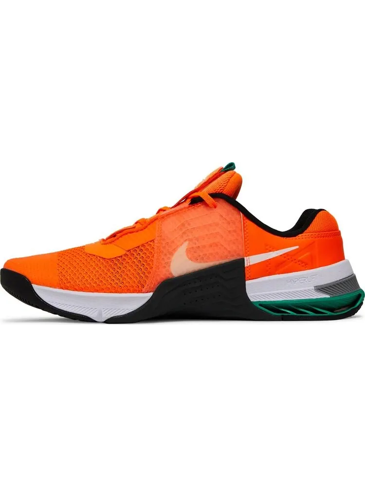 Кроссовки Nike Metcon 7 'Total Orange Clear Emerald' — изображение 3 из 8, оранжевый