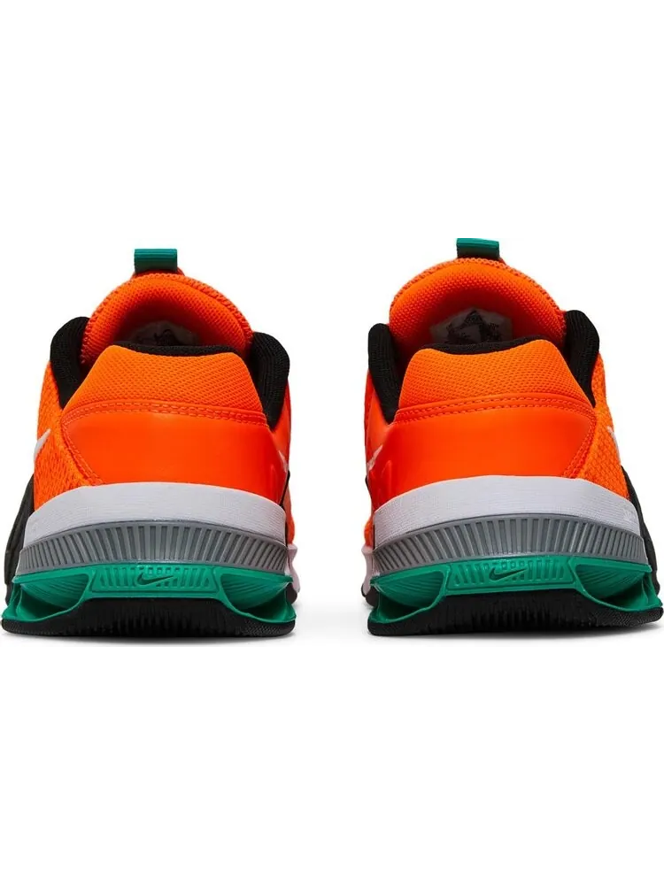 Кроссовки Nike Metcon 7 'Total Orange Clear Emerald' — изображение 6 из 8, оранжевый