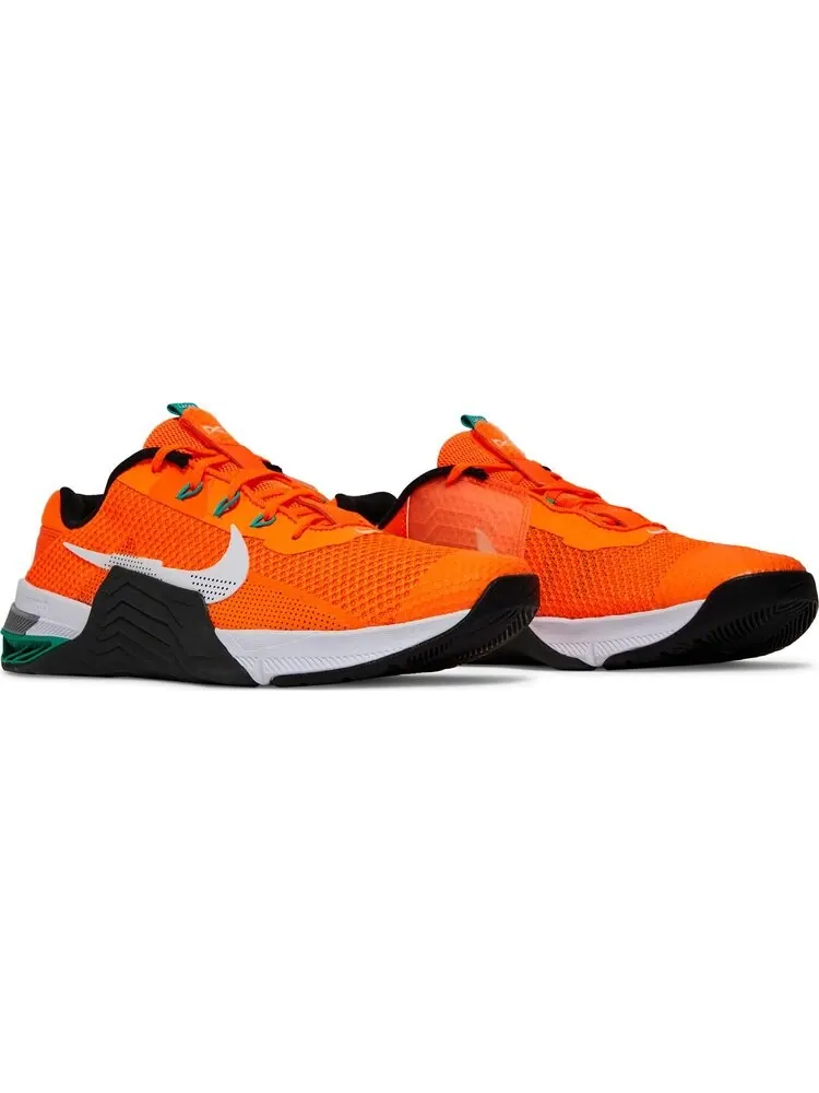 Кроссовки Nike Metcon 7 'Total Orange Clear Emerald' — изображение 8 из 8, оранжевый