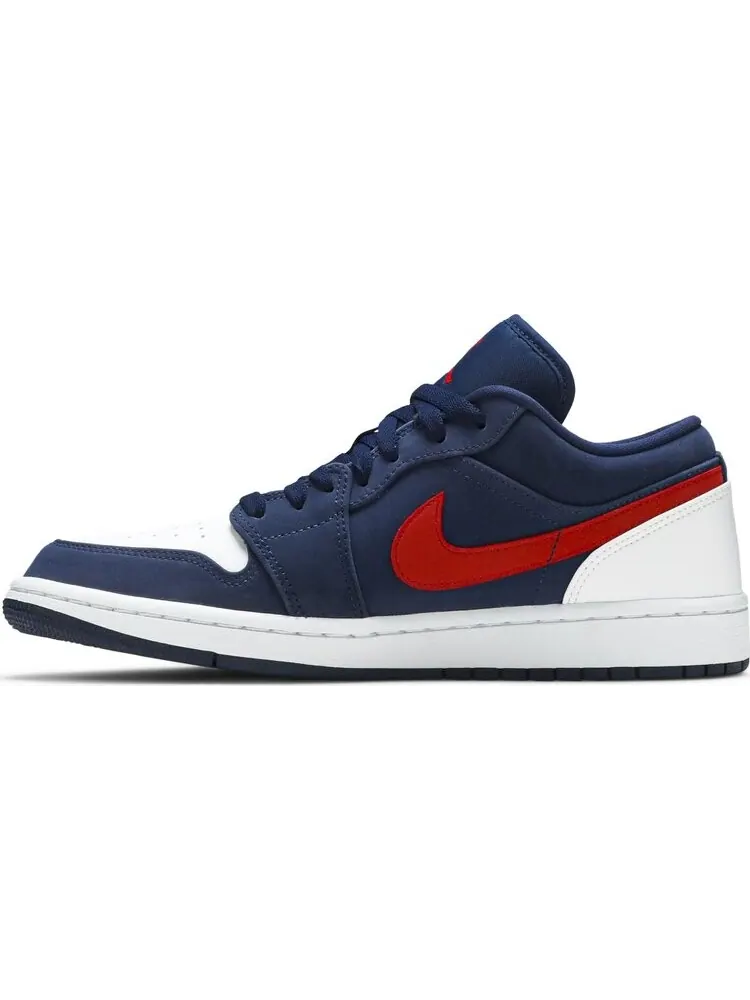 Кроссовки Air Jordan 1 Low USA — изображение 3 из 8, синий