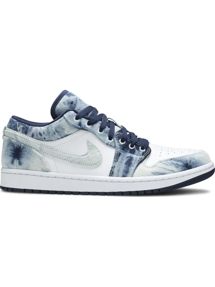Кроссовки Air Jordan 1 Low SE Washed Denim — изображение 1 из 9, синий