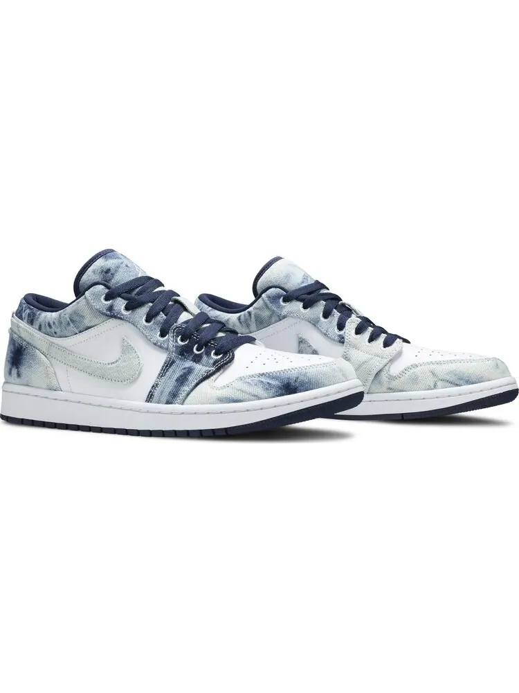 Кроссовки Air Jordan 1 Low SE Washed Denim — изображение 8 из 9, синий