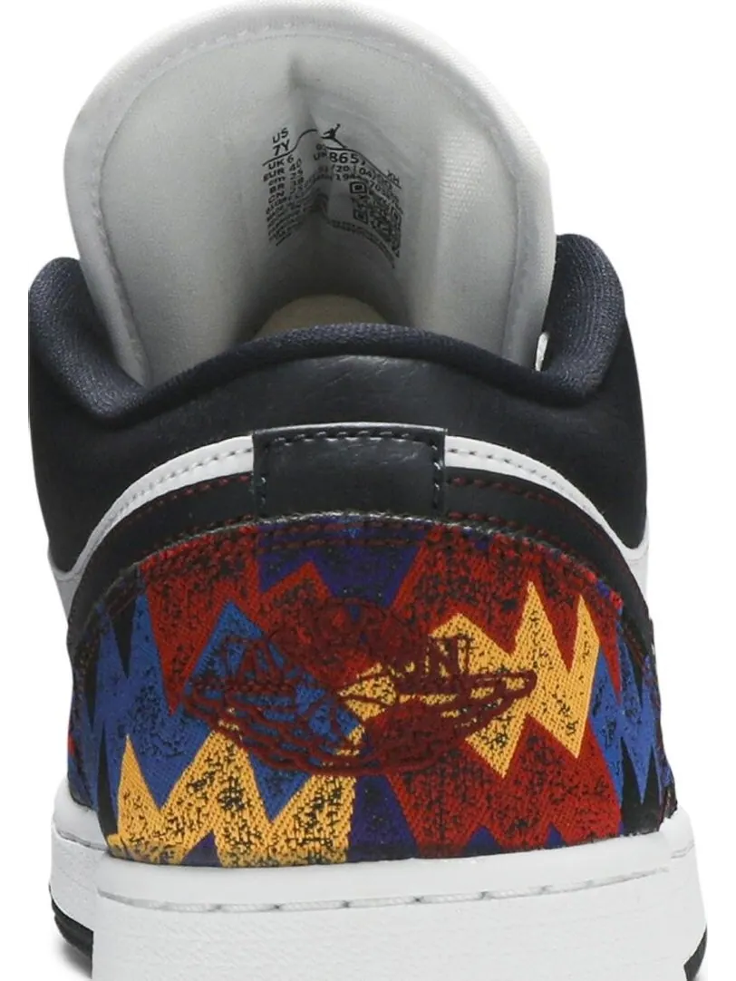 Кроссовки Air Jordan 1 Low SE GS Nothing But Net — изображение 7 из 8, белый