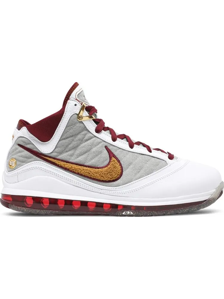 Кроссовки Nike LeBron 7 'MVP' White/Team Red/Wolf Grey/Bronze — изображение 1 из 9, белый