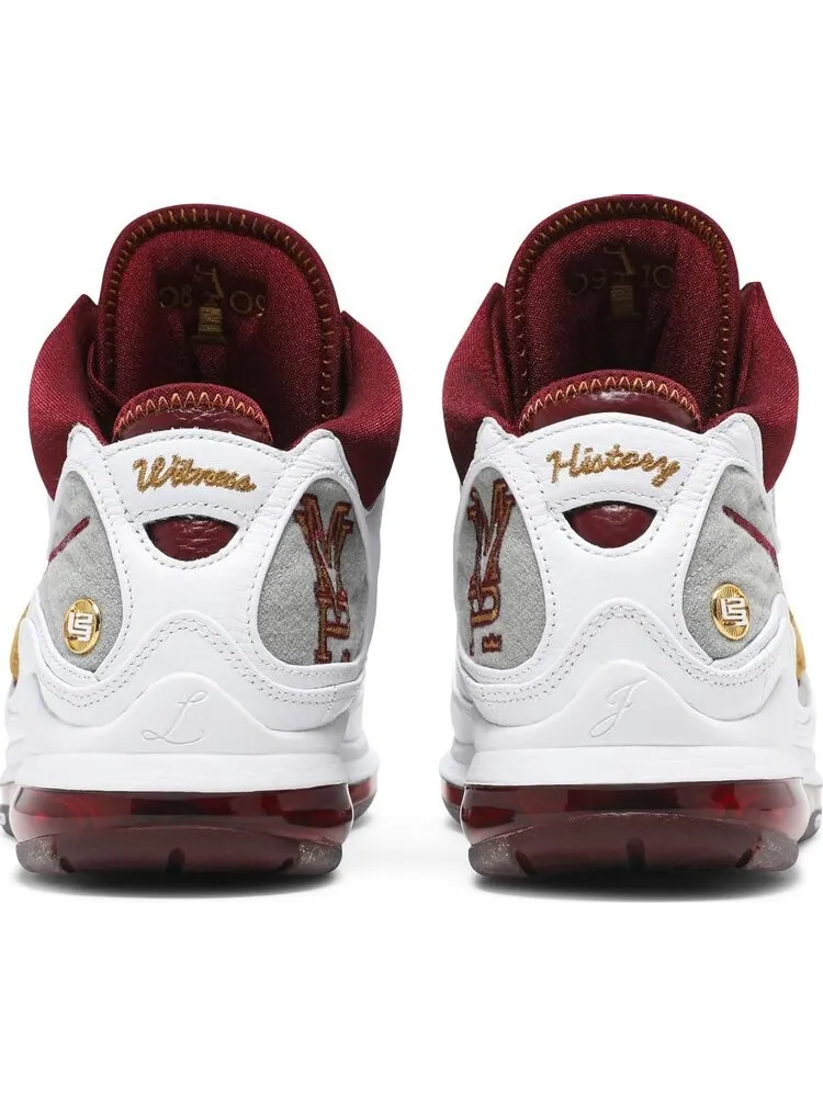 Кроссовки Nike LeBron 7 'MVP' White/Team Red/Wolf Grey/Bronze — изображение 6 из 9, белый
