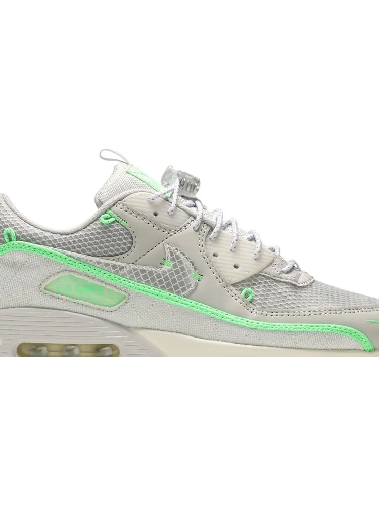 Кроссовки Nike Air Max 90 'Sail Neon Green' — изображение 2 из 8, зеленый