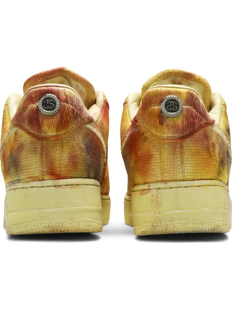 Кроссовки Nike Stussy x Lookout & Wonderland x Air Force 1 Low 'Hand Dyed - Los Angeles' — изображение 6 из 8, желтый