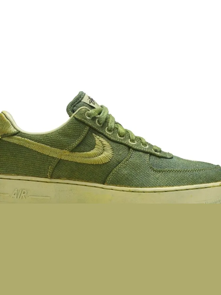 Кроссовки Nike Stussy x Lookout & Wonderland x Air Force 1 Low 'Hand Dyed - London' — изображение 2 из 8, зеленый