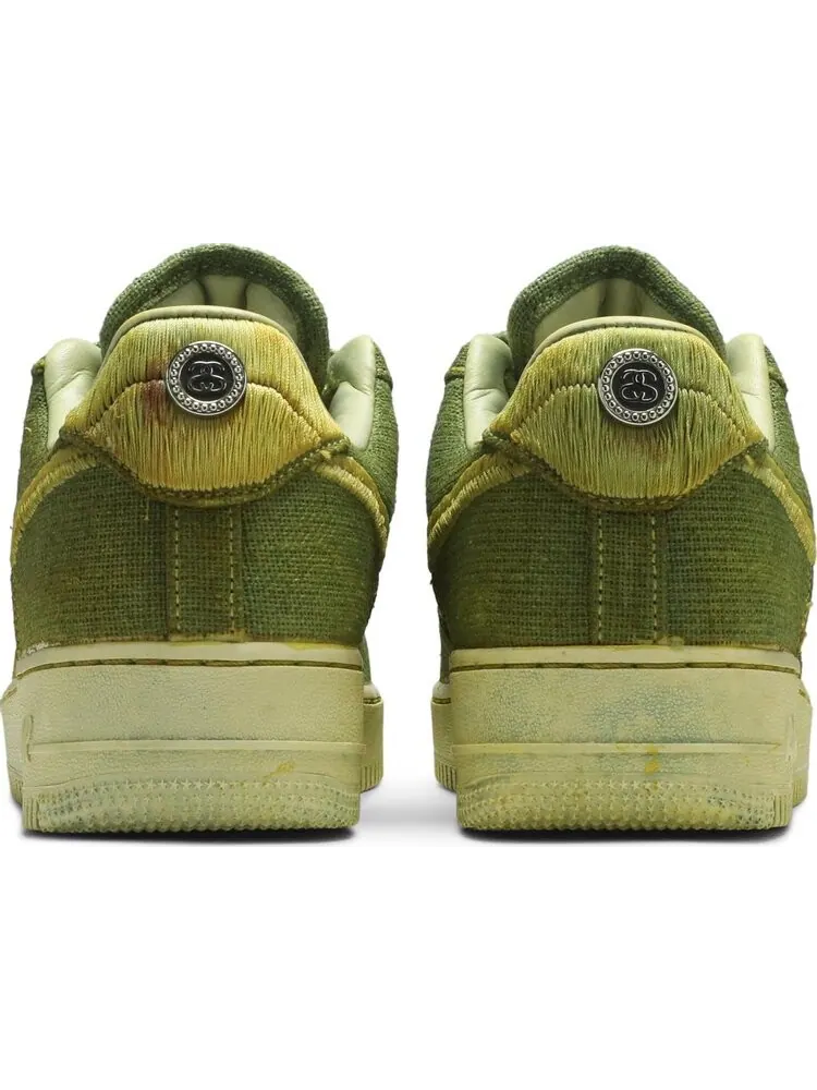 Кроссовки Nike Stussy x Lookout & Wonderland x Air Force 1 Low 'Hand Dyed - London' — изображение 6 из 8, зеленый