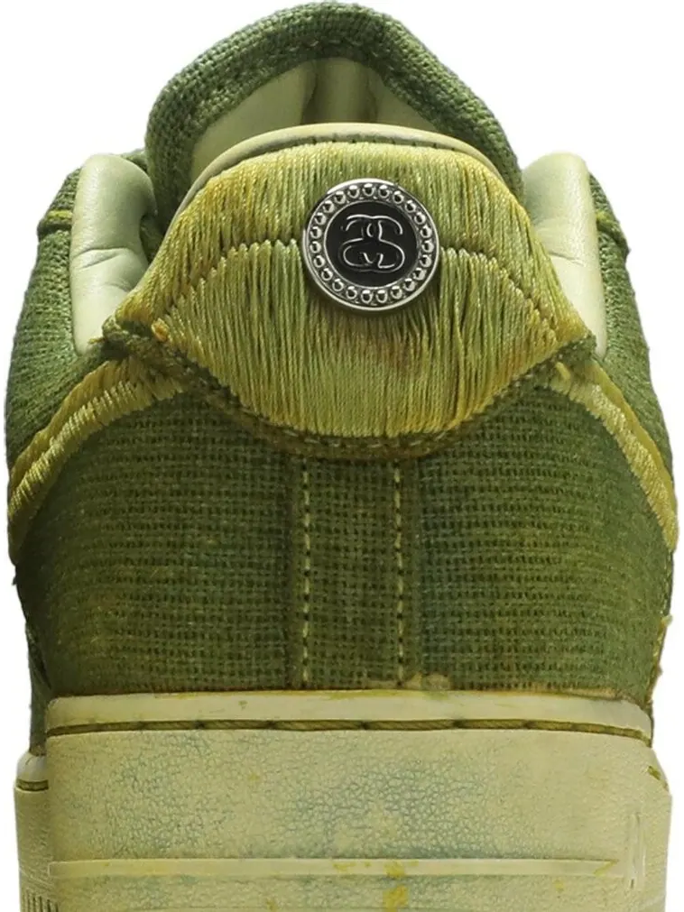 Кроссовки Nike Stussy x Lookout & Wonderland x Air Force 1 Low 'Hand Dyed - London' — изображение 7 из 8, зеленый