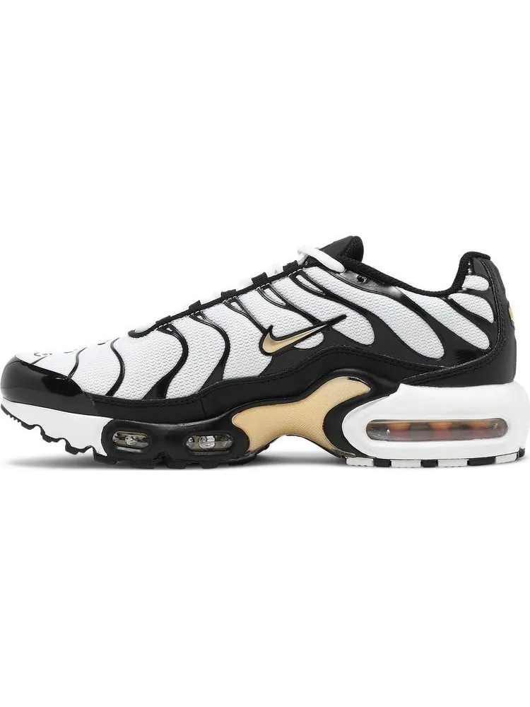 Кроссовки Nike Air Max Plus GS 'White Metallic Gold' — изображение 3 из 8, белый
