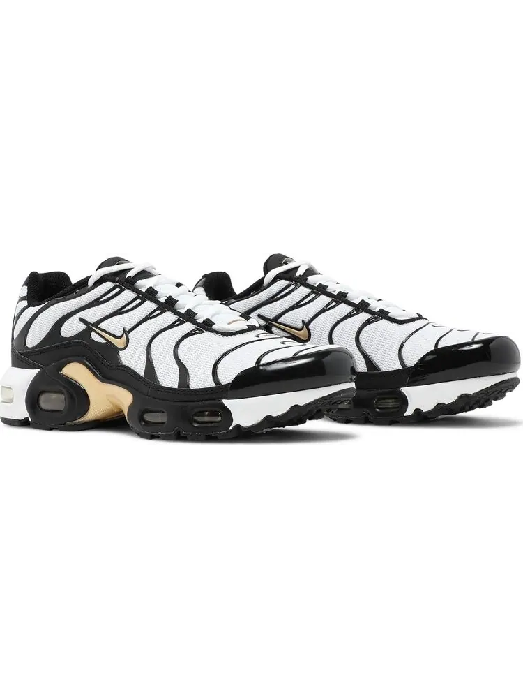 Кроссовки Nike Air Max Plus GS 'White Metallic Gold' — изображение 8 из 8, белый