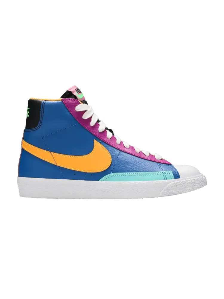 Кроссовки Nike Blazer Mid GS 'Aurora Purple Orange' — изображение 1 из 9
