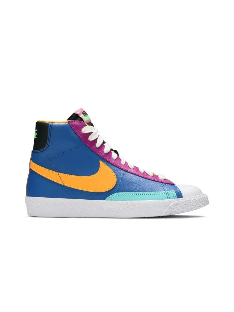 Кроссовки Nike Blazer Mid GS 'Aurora Purple Orange' — изображение 2 из 9