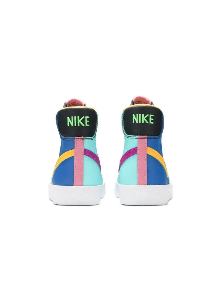 Кроссовки Nike Blazer Mid GS 'Aurora Purple Orange' — изображение 7 из 9
