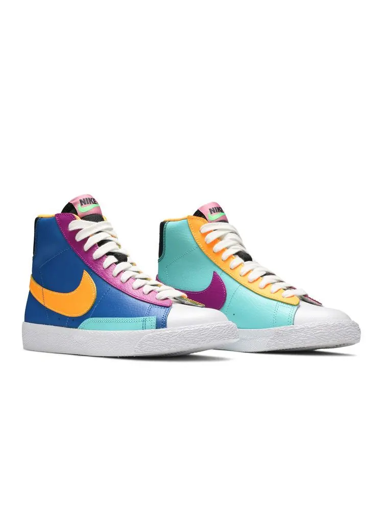 Кроссовки Nike Blazer Mid GS 'Aurora Purple Orange' — изображение 9 из 9