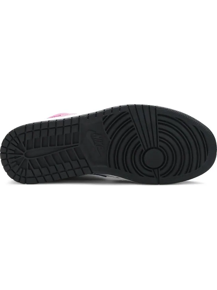 Кроссовки Air Jordan 1 Mid SE Cyber Active Fuchsia — изображение 4 из 8, белый