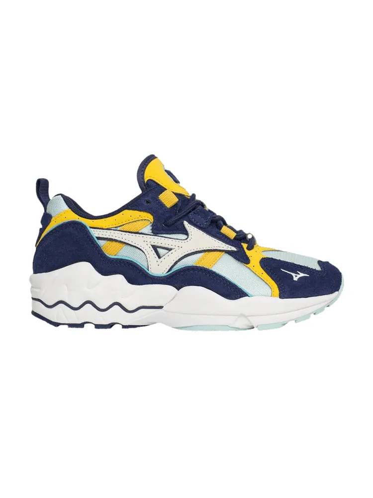 Кроссовки Mizuno Wave Rider 1 S 'Navy' — изображение 1 из 1, темно-синий/синий/желтый