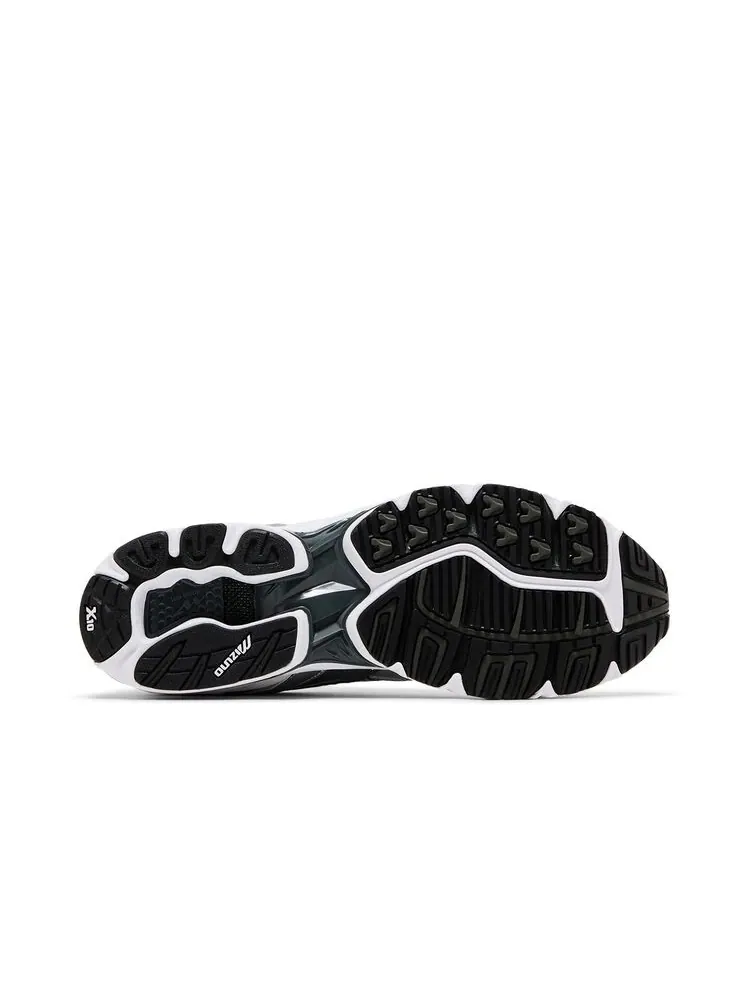 Кроссовки Mizuno Wave Rider 10 White Silver Black — изображение 4 из 6, белый серебристый черный