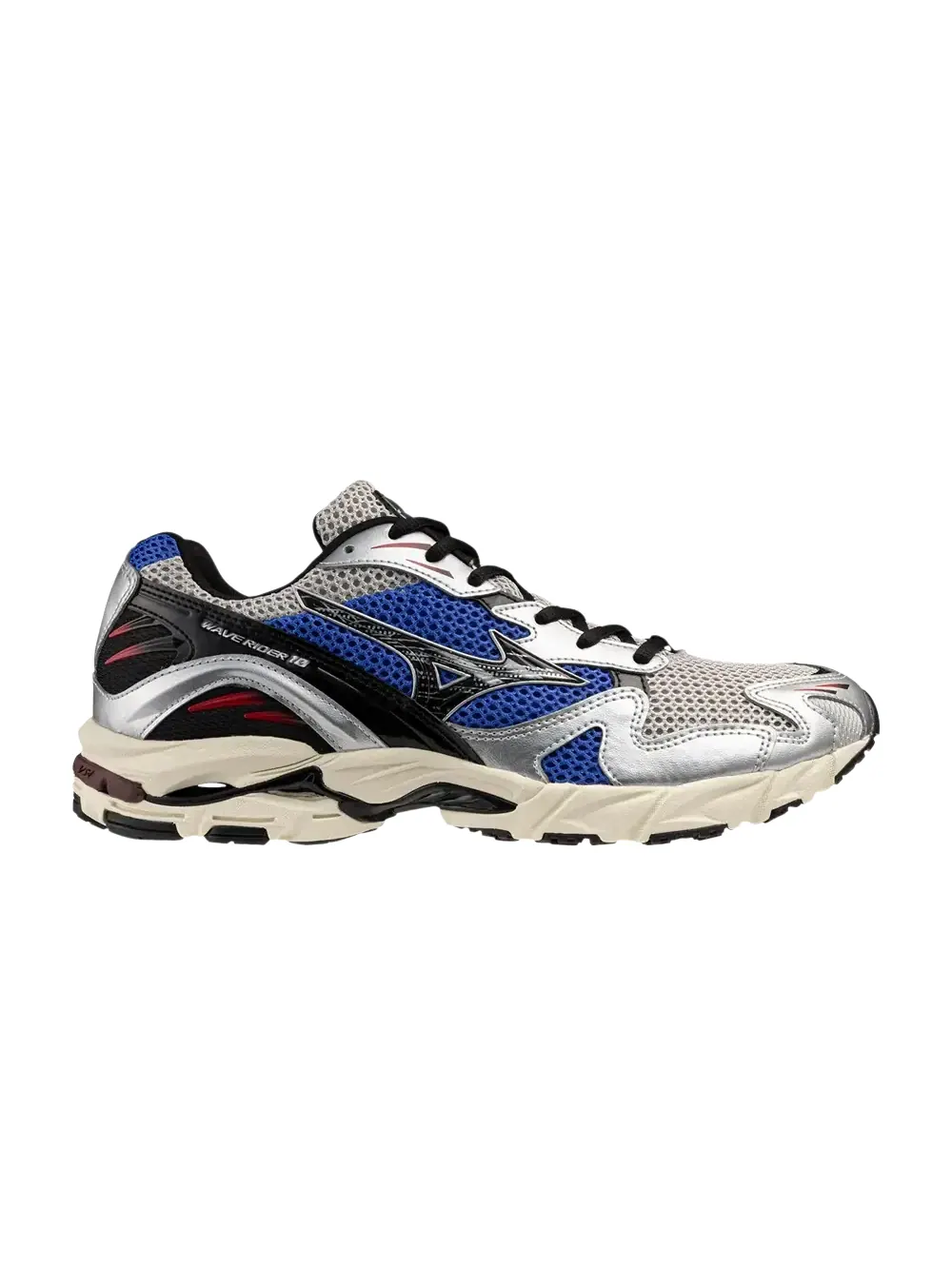 Кроссовки Mizuno Wave Rider 10 — изображение 1 из 1, синий/серебристый