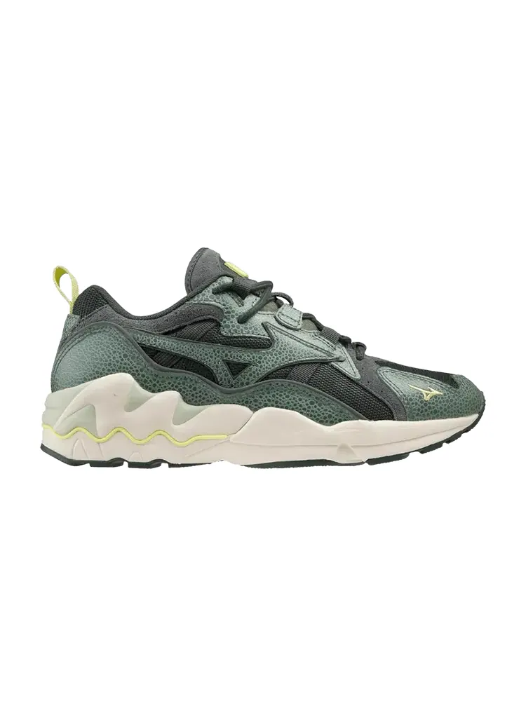 Кроссовки Mizuno Wave Rider 1 S 'Frog' — изображение 1 из 1, зеленый/желтый