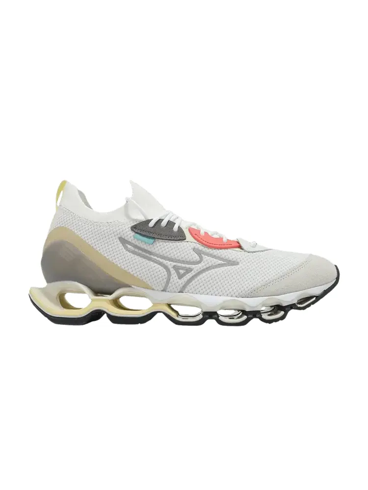 Кроссовки Mizuno Wave Prophecy B 'Nimbus Cloud Geo Peach' — изображение 1 из 1, белый