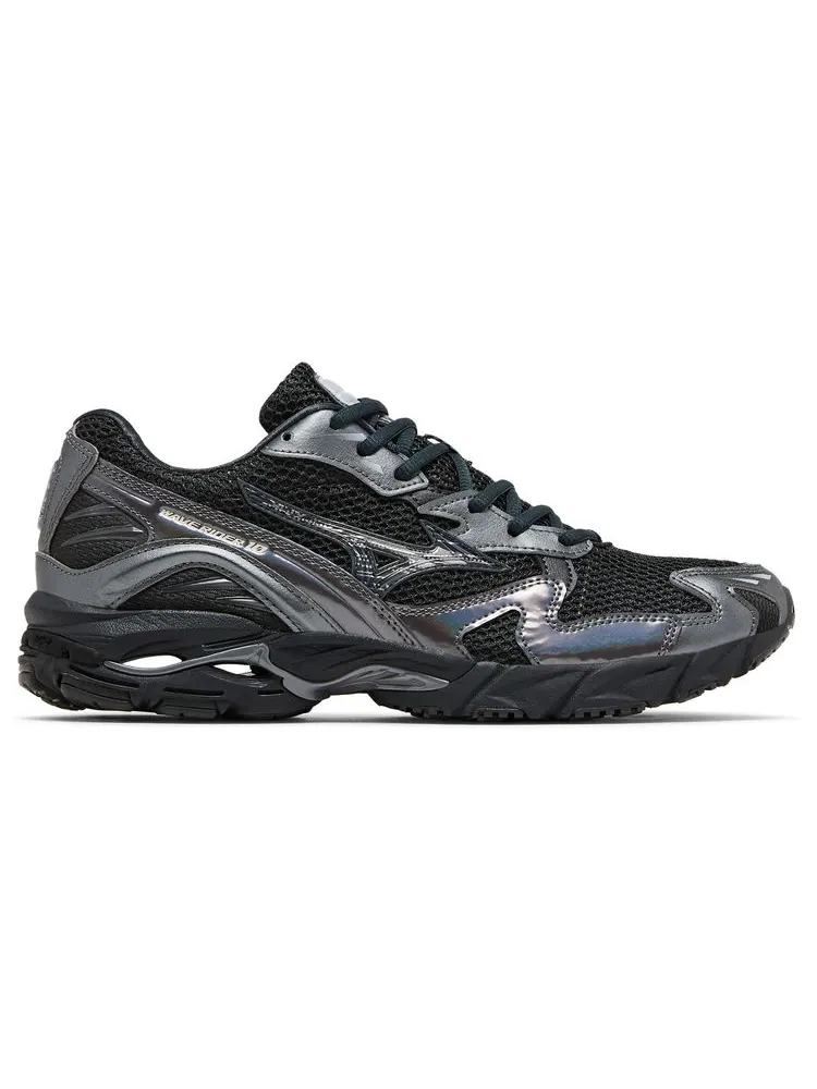 Кроссовки Mizuno Wave Rider 10 'Black Sand Metallic Grey' — изображение 1 из 8, черный