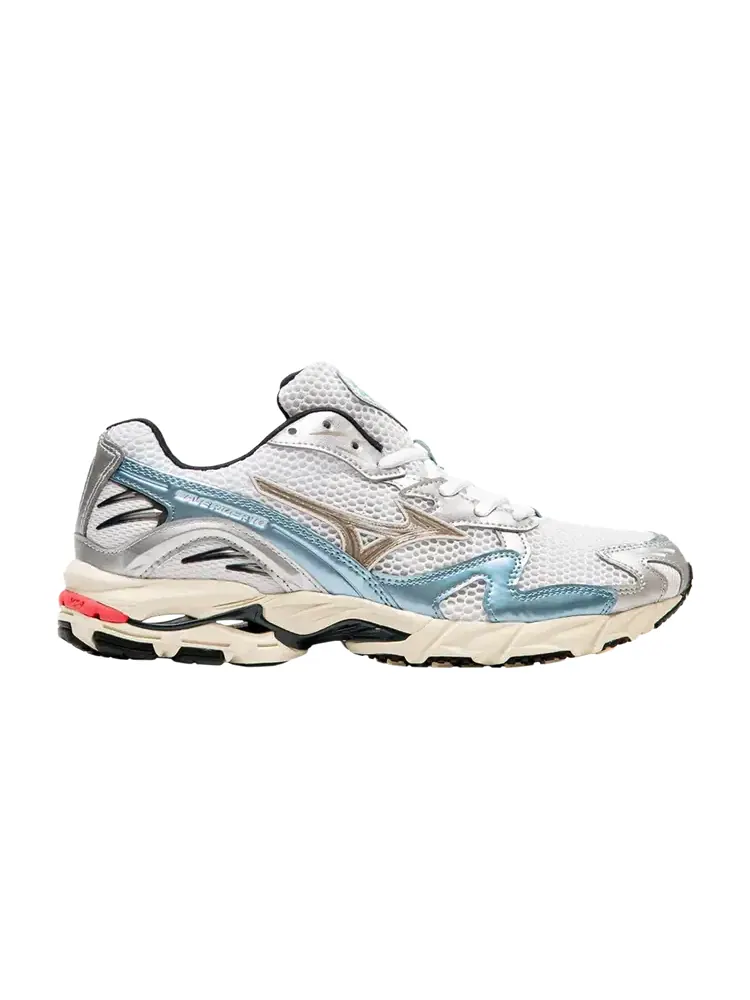 Кроссовки Mizuno Wave Rider 10 — изображение 1 из 1, белый серебристый