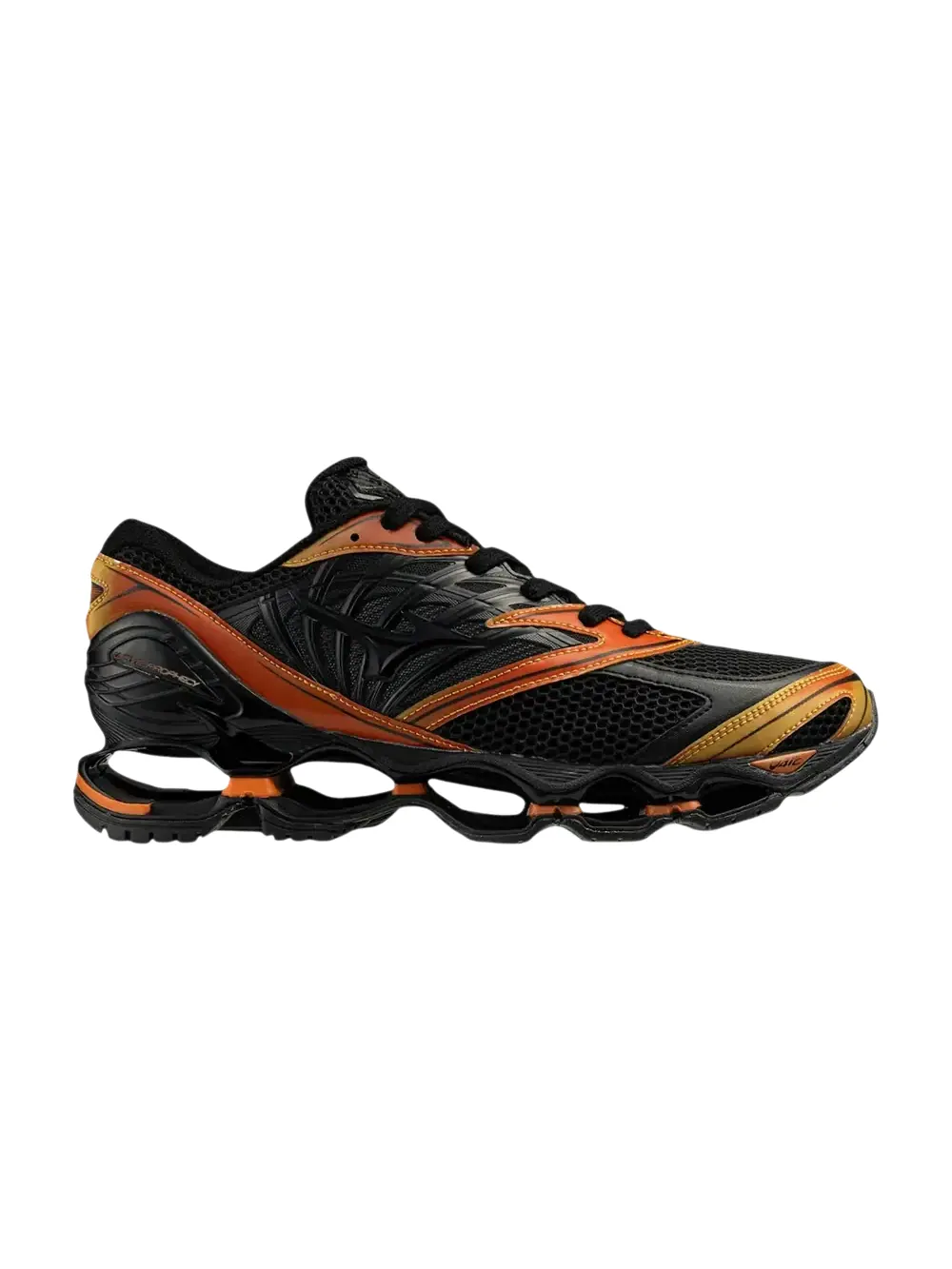 Кроссовки Mizuno Wave Prophecy LS — изображение 1 из 1, черный/оранжевый