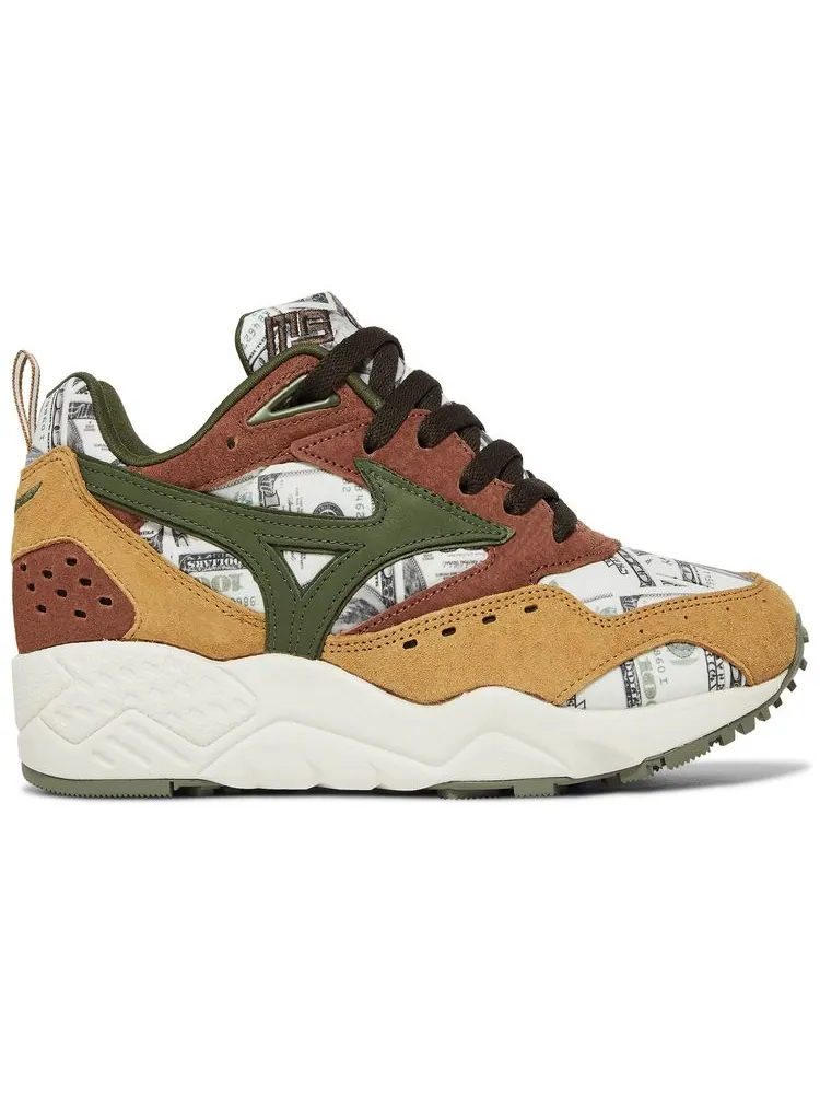 Кроссовки Mizuno 24 Karats x mita x Contender 'Dollar' — изображение 1 из 4, серебристый