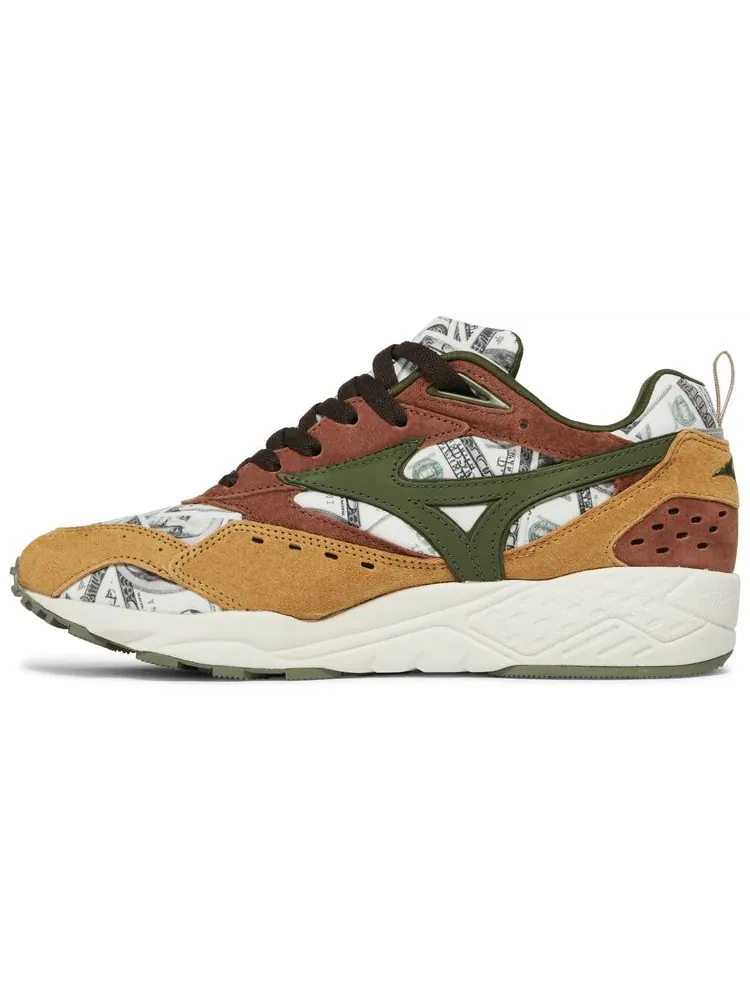 Кроссовки Mizuno 24 Karats x mita x Contender 'Dollar' — изображение 3 из 4, серебристый