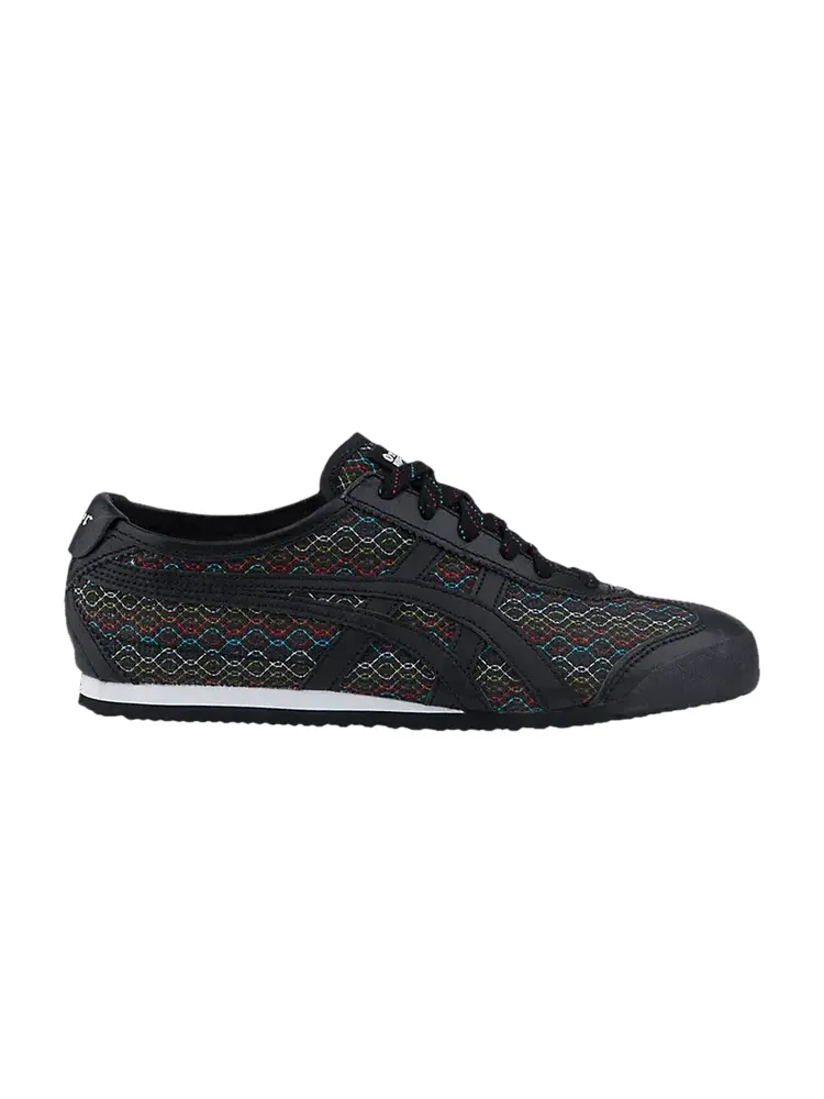 Кроссовки Onitsuka Tiger Wmns Mexico 66 'Black Multi-Color' — изображение 1 из 1, черный/черный