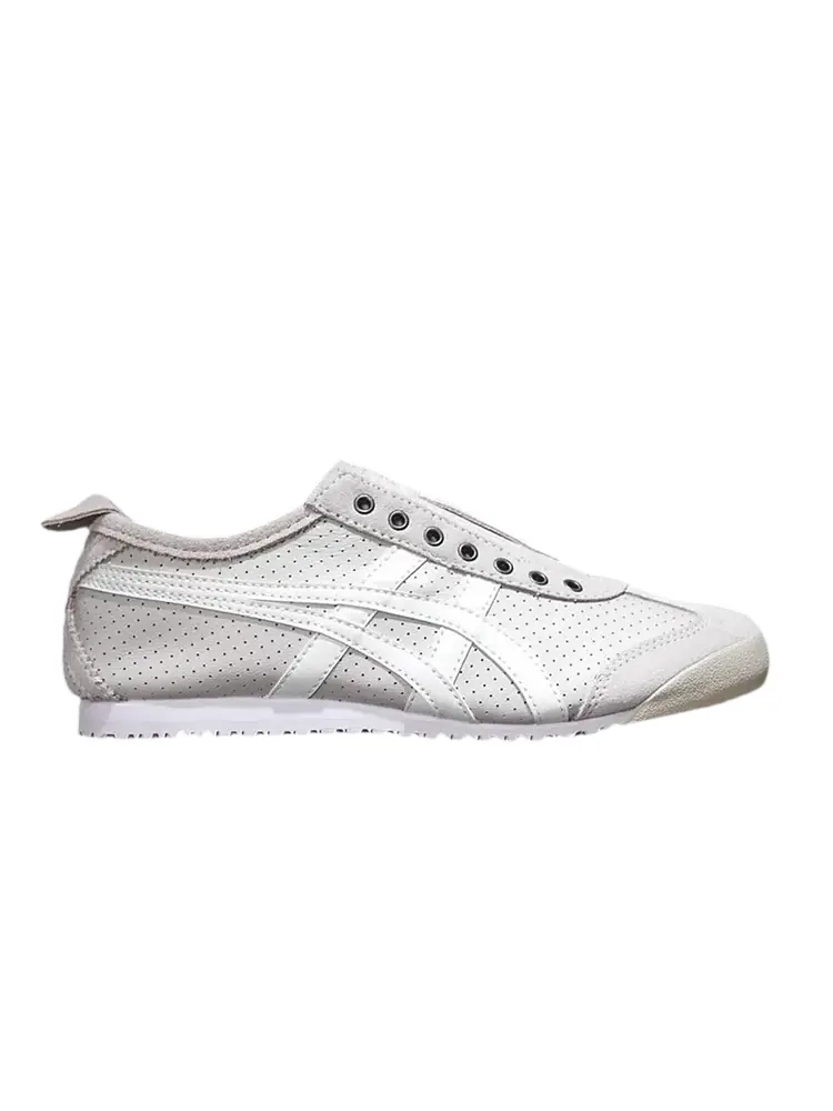Кроссовки Onitsuka Tiger Mexico 66 Slip-On 'White Perforated' — изображение 1 из 1, белый