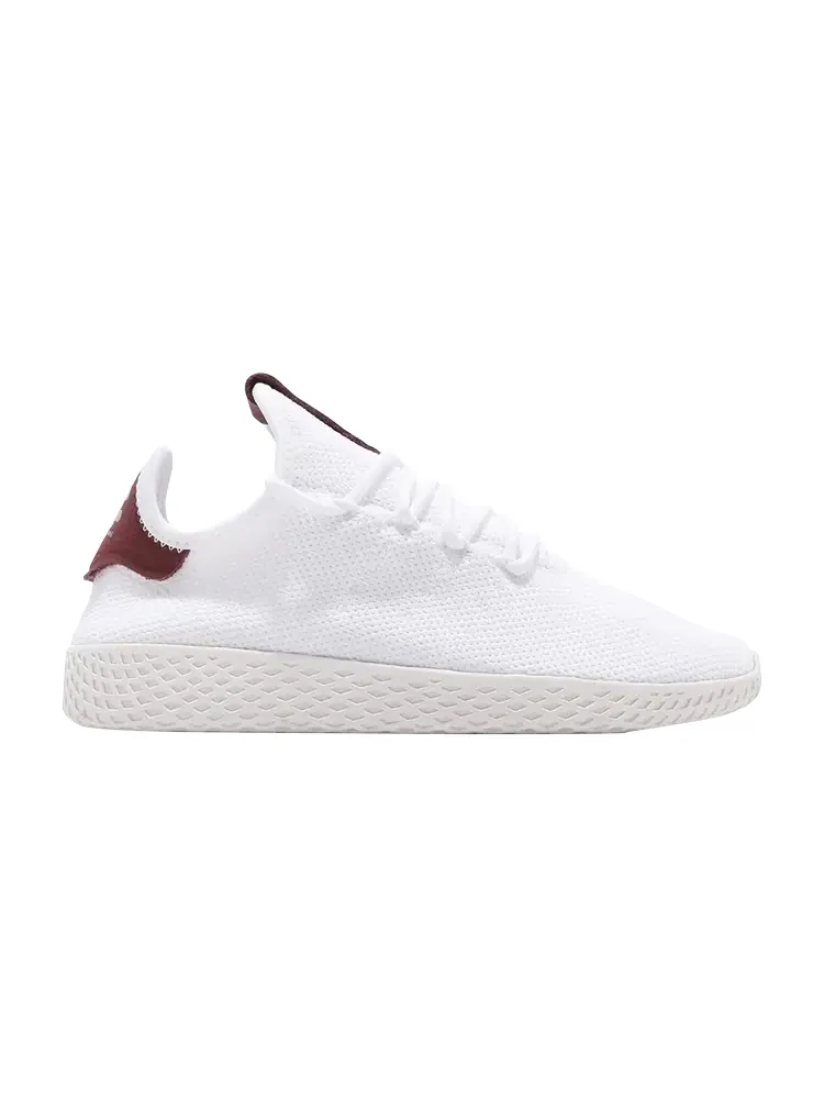 Кроссовки Adidas Pharrell Williams x Wmns Tennis Hu 'Collegiate Burgundy' — изображение 1 из 1, белый