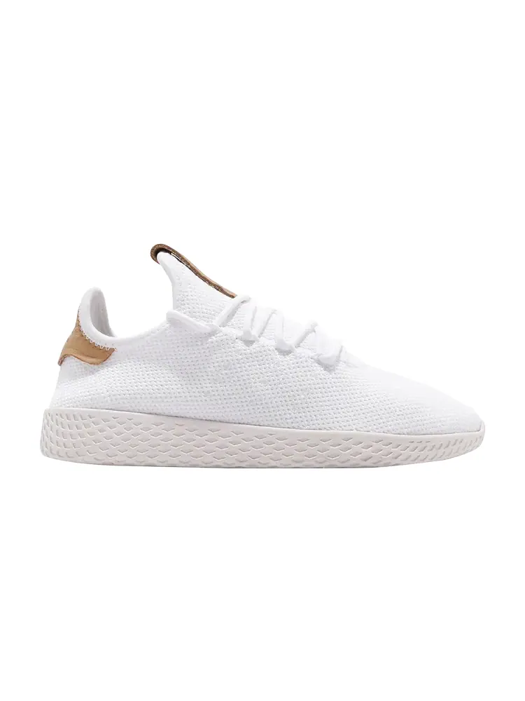 Кроссовки Adidas Pharrell Williams x Wmns Tennis Hu 'Raw Sand' — изображение 1 из 1, белый