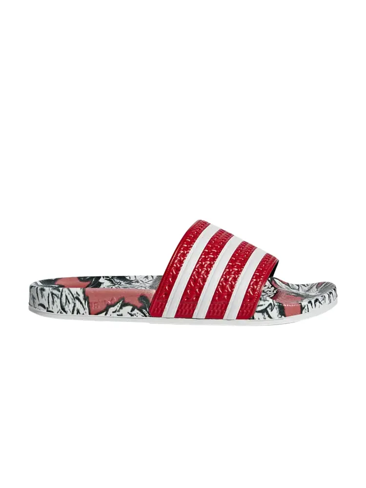 Кроссовки Adidas Wmns Adilette Slides 'Scarlet' — изображение 1 из 1, красный