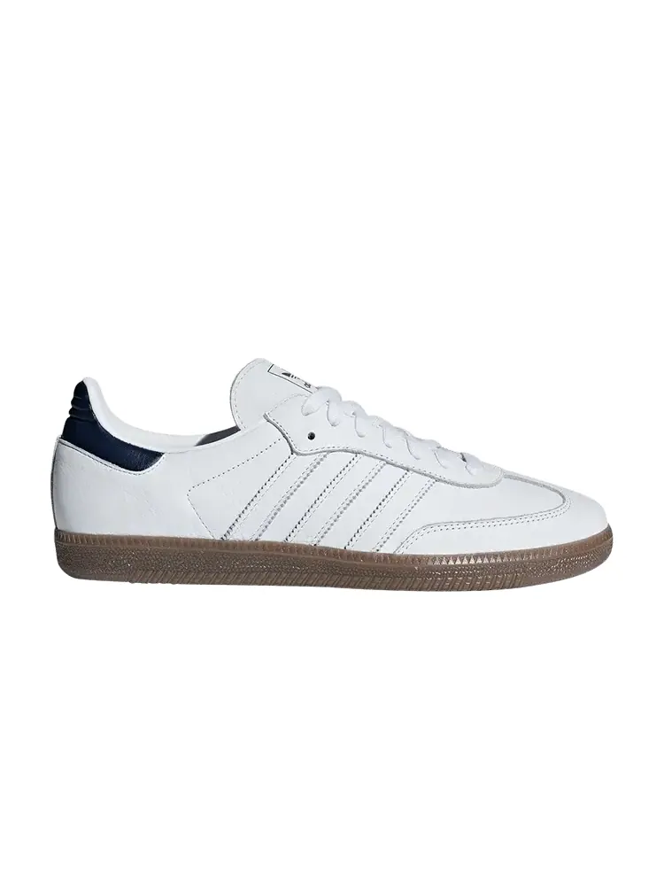 Кроссовки adidas Samba Cloud White Navy Gum — изображение 1 из 1, белый темно-синий