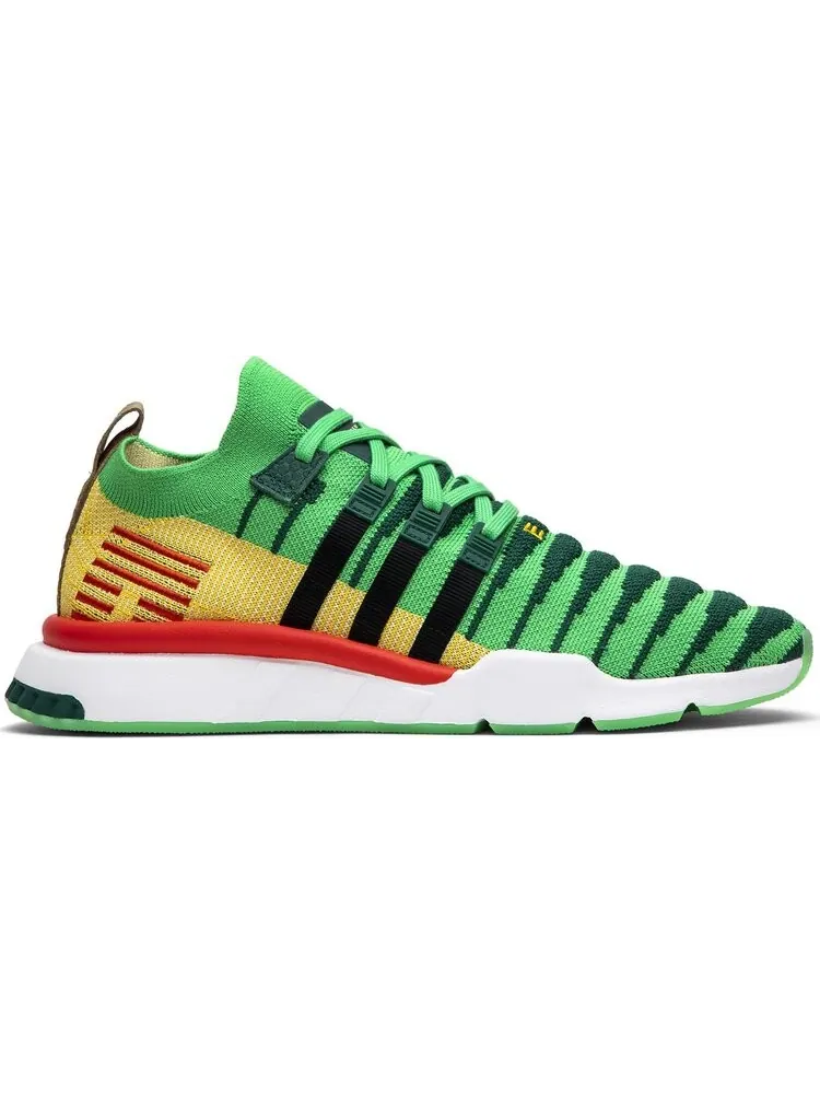 Кроссовки Adidas Dragon Ball Z x EQT Support Mid ADV Primeknit ‘Shenron’ — изображение 1 из 8, зеленый
