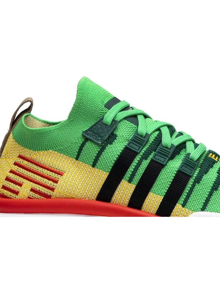 Кроссовки Adidas Dragon Ball Z x EQT Support Mid ADV Primeknit ‘Shenron’ — изображение 2 из 8, зеленый